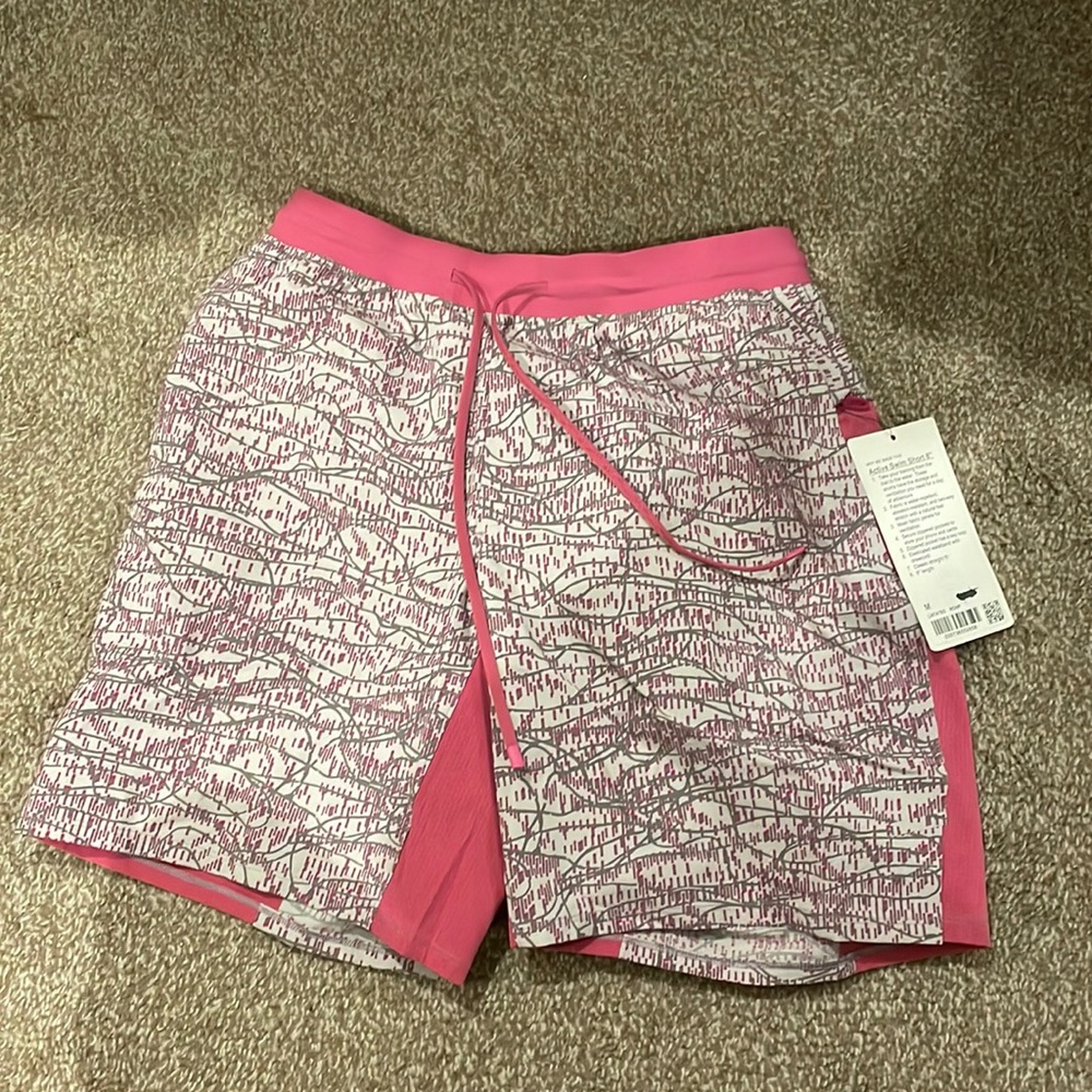 Lululemon active swim shirt 8” - brand new unworn